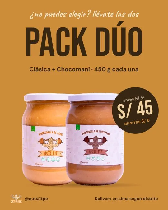 Post de Instagram: Pack Dúo